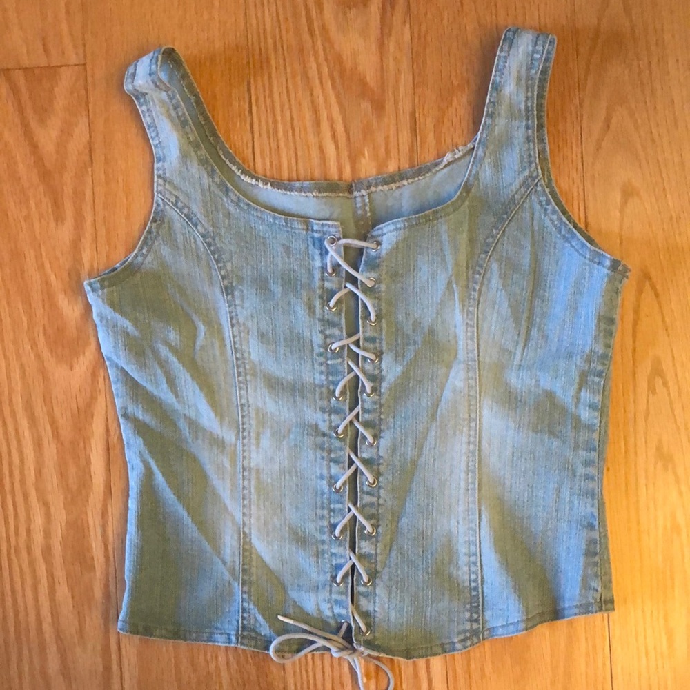Sexy jeans top size S